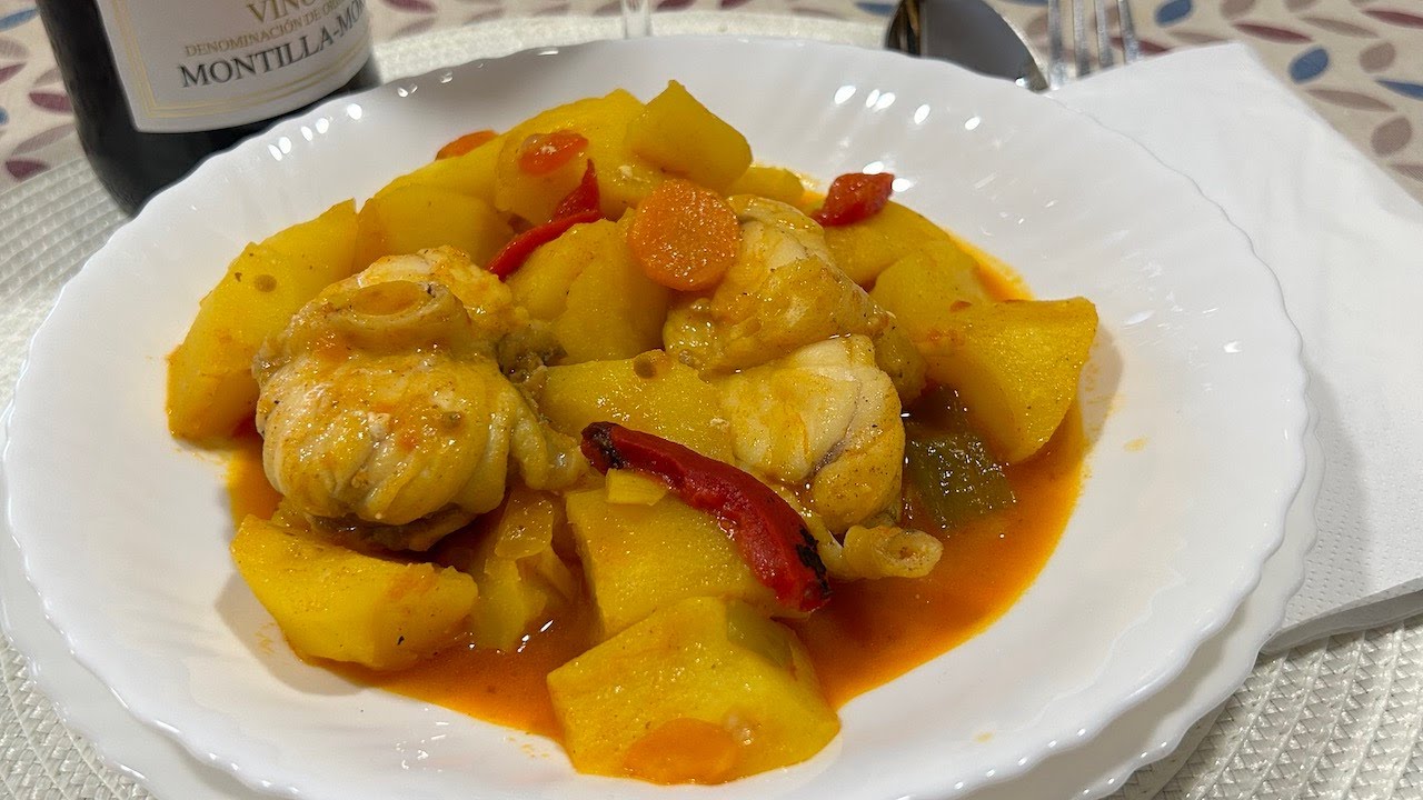 RAPE con PATATAS. Espectacular guiso!!