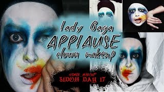 Lady Gaga Applause clown makeup- Day 17/31 Days of Halloween