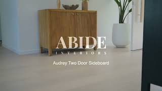 Audrey Sideboard Two Door (Natural)