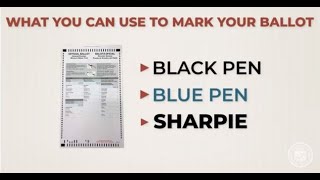 Some voters worried that Sharpies might have altered their vote, but election officials say it had