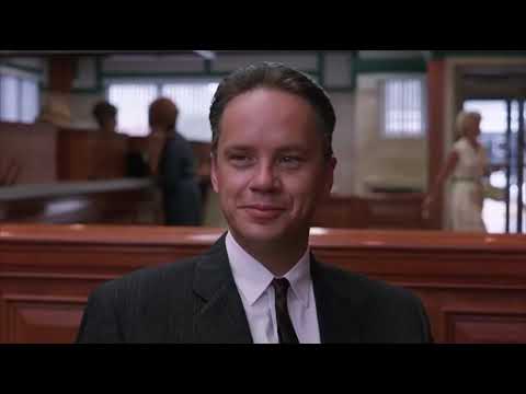 Andy Dufresne Bank Scene