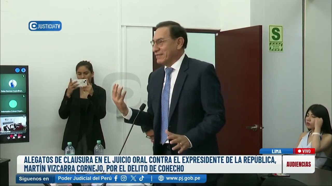 Así fue la ÚLTIMA defensa del expresidente Martín Vizcarra en su juicio oral #vizcarra #noticiasperu