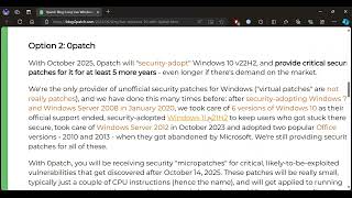 0Patch To Support Windows 10 For Atleast 5 More Years Of Security Update But Its Not Free