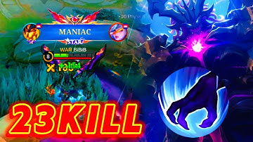 OP THAMUZ JUNGLER 23KIL MANIAC GAMEPLAY & BUILD 🔥
