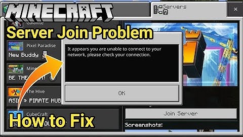 How to fix server problem in minecraft pe | it appears you are unable to connect to your network