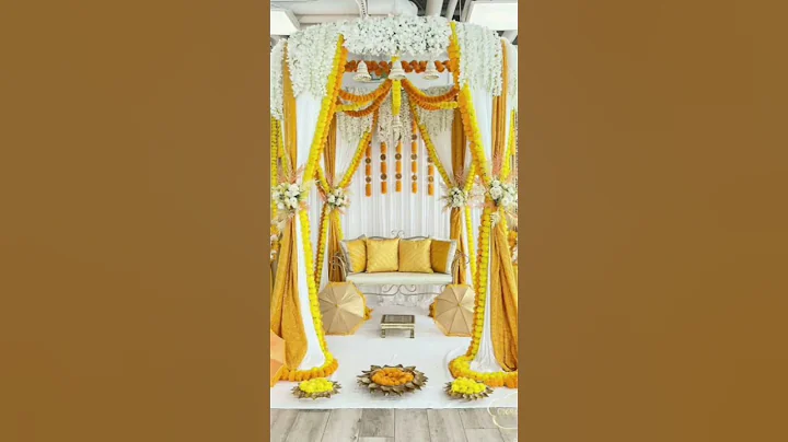 haldi decoration ideas 2023/#haldi decoration #youtube #short video