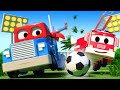 Super Truck is a Robotic Mowner Truck - Carl the Super Truck - Car City ! Trucks Cartoon for kids