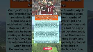 George Kittle: Bold Warning for