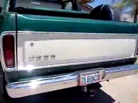 1978 Ford bronco youtube