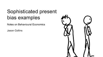 Sophisticated present bias examples