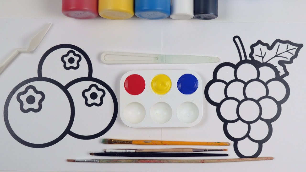Best Learning Video for Toddlers Learn Colors with Paint! 