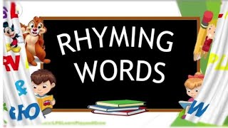 Rhyming Words for Children | Learn English |  Educational Video for Kids | Improve Vocabulary