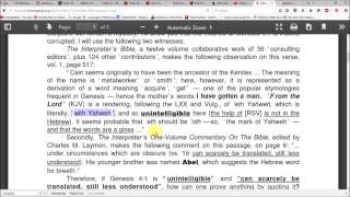Clarification Of Serpent Seed Doctrine