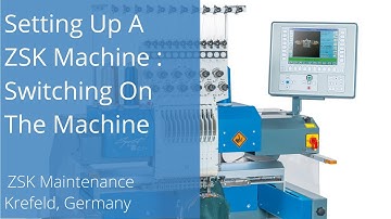 Setting Up A ZSK Machine: Powering The Machine