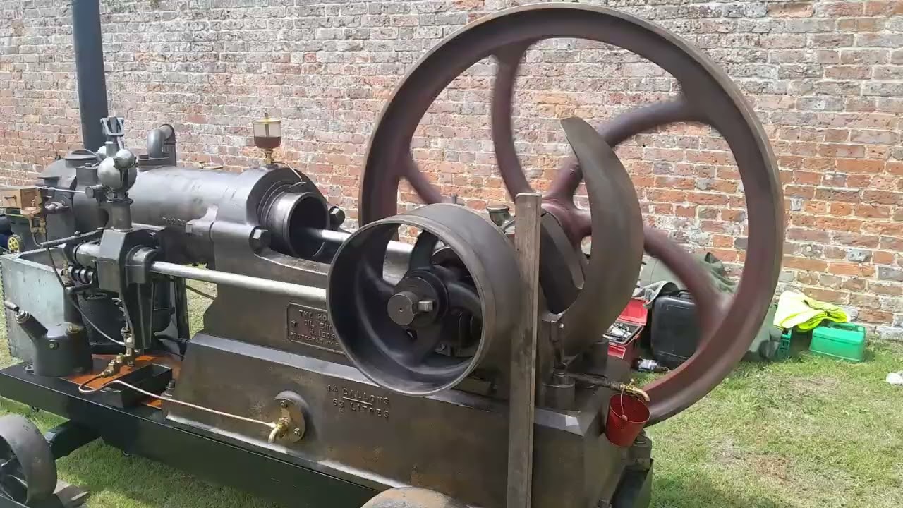 ANCIENT Hot Bulb Oil Engine Hornsby Akroyd 6.5hp