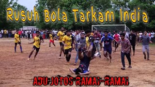 laga final sepak bola tarkam prindapan berakhir rusuh