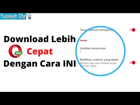 Video: Cara Mempercepat Opera