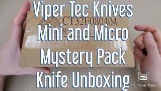Viper Tec Knives unboxing.  Mini and Micro D/A OTF