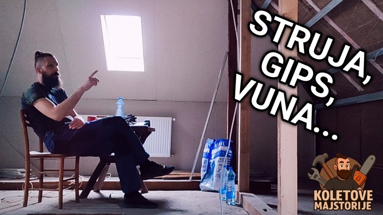 Stigla struja u potkrovlje! Radovi napreduju