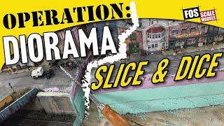 Diorama Slice & Dice! Take apart a diorama to re-use structures on your model railroad - carefully!