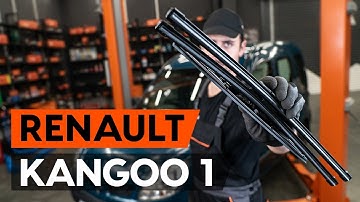 Hoe een ruitenwissers vervangen op een RENAULT KANGOO 1 (KC) [HANDLEIDING AUTODOC]