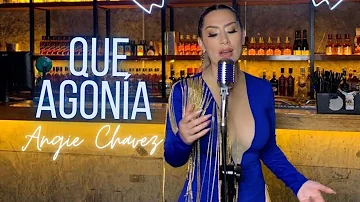 "Que Agonía - Salsa" (Vídeo Lyrics) / Angie Chávez