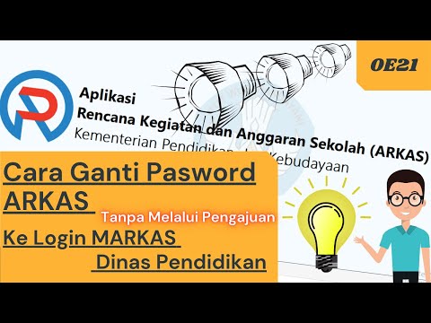 Ubah Pasword ARKAS Tanpa Melalui Pengajuan Reset Ke Login DINAS PENDIDIKAN