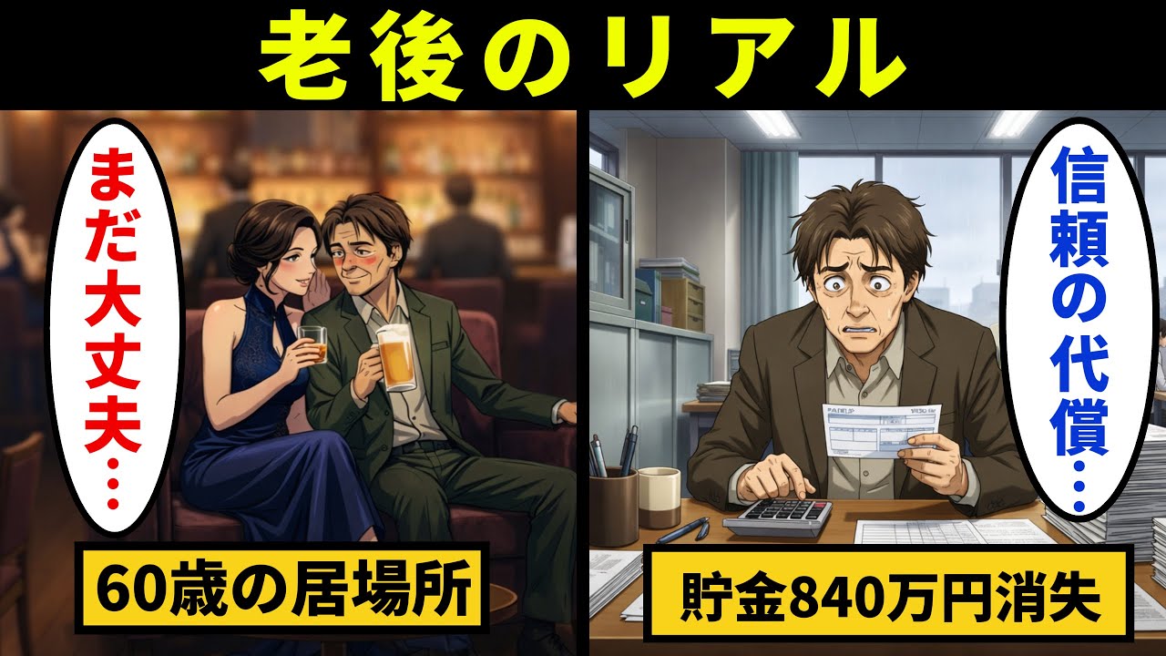 【漫画】60歳を過ぎてから通い続けた場所。家族の信頼を静かに失っていった夫のリアル【メンタル闇ネタ】