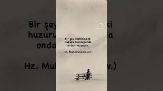 Huzur, Ruhun Pusulasıdır. Pusulan Saptığında, Yanlış Yolda Israr Etme Vazgeçmek De Bir Zaferdir.