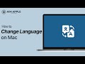 How to change keyboard language in mac | Aim Apple