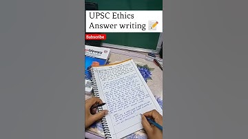 Ethics Answer writing 📝 for UPSC #viral #shorts #ips #ias#upsc#uppsc
