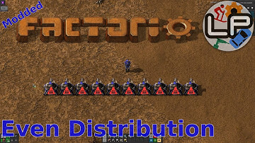 Even Distribution mod intro and tutorial - Laurence Plays Factorio