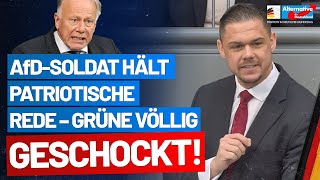 Hannes Gnauck Hält Patriotische Rede Zur Lage Der Bundeswehr Grüne Geschockt - Afd-Fraktion