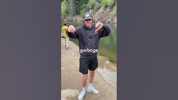 Catching a Fish with a Homemade Fishing Rod