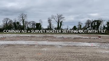 COMNAV N3 + SURVEY MASTER SETTING OUT WITH TILT