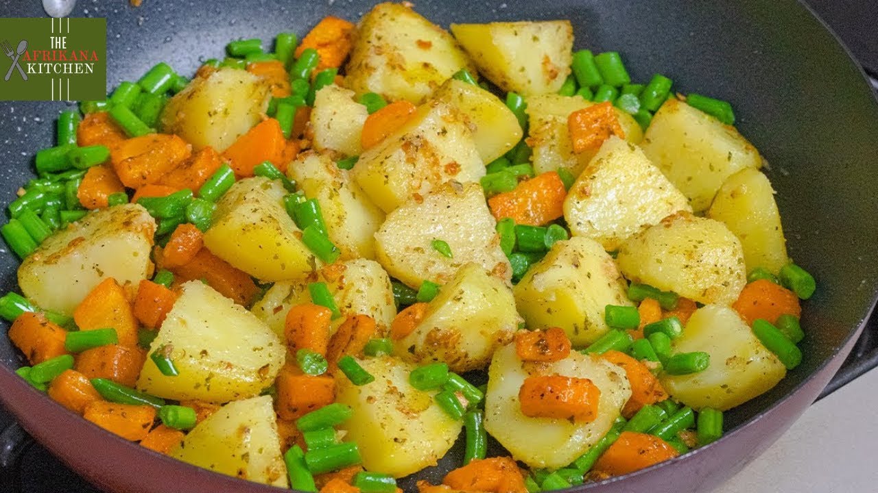 African-Style Potatoes & Veggies | Easy, Flavorful & Healthy Recipe!