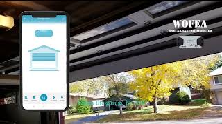 Wofea WiFi Smart Garage Door Opener Controller DC12 DC24V W