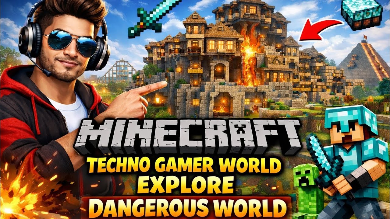 I Explored Techno Gamerz’s Minecraft World… - YouTube