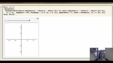 Calculus II, Lecture 31, V9 Butterfly Curve