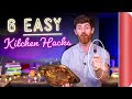 6 EASY Kitchen Hacks to make you a Quicker Cook!! | CBA 2 COOK Ep. 2