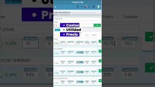Como editar los costos, utilidad y precio de nuestros productos | POSMOVI screenshot 5