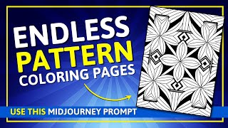 Create ENDLESS Mandala Coloring Pages with Midjourney