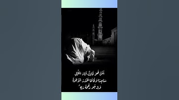 . تلاوة تقودك من الغفلة إلى الخشية… ﴿أمن هو قانت آناء الليل﴾