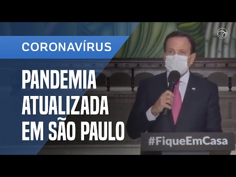 CORONAVÍRUS: COLETIVA DO GOVERNO DE SP MOSTRA NOVIDADES NO COMBATE À PANDEMIA