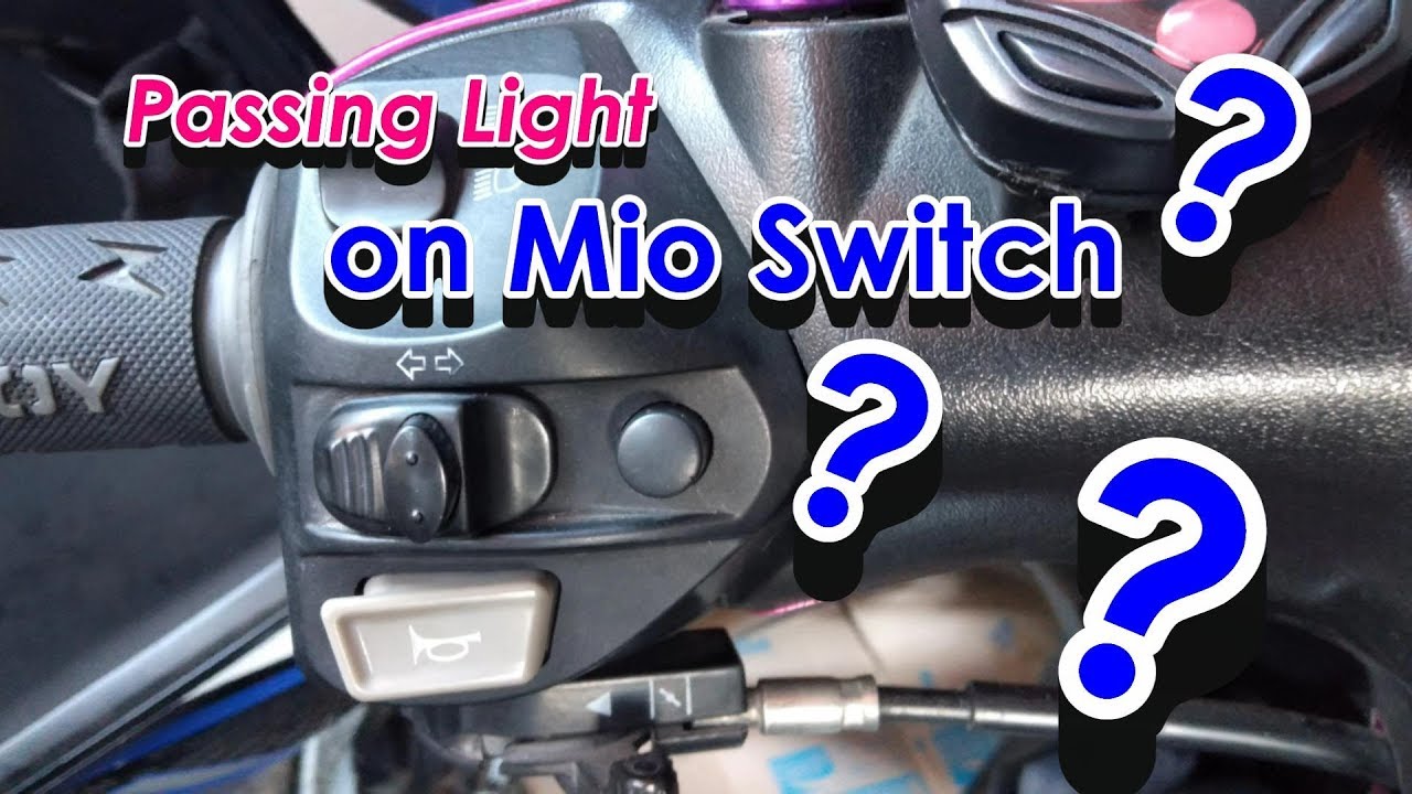 Passing Light on Mio Sporty