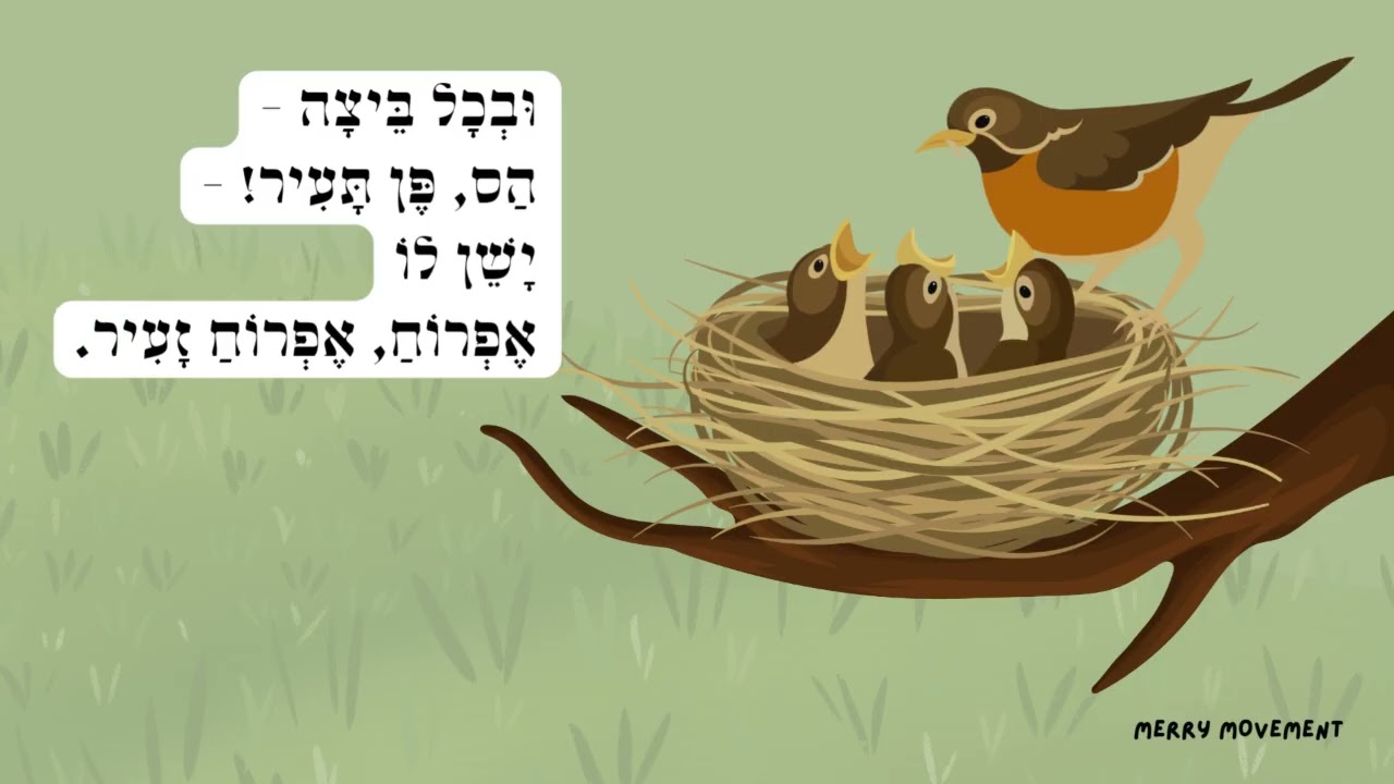 קן לציפור שיר ישראלי חיים נחמן ביאליק