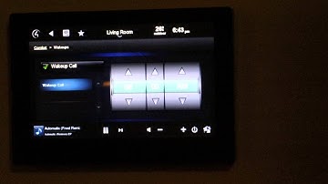 Setting a house alarm with Control4.