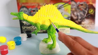 SPINOSAURUS | Dinosaur toy painting with watercolors