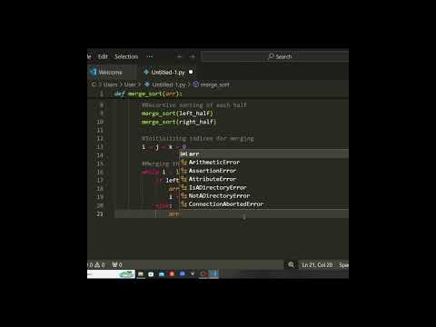 Merge Sort in