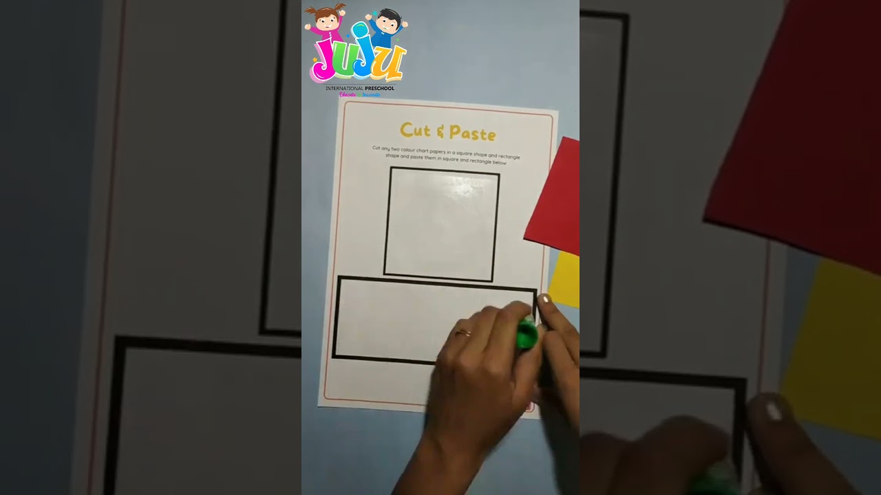 cut and paste worksheet for kids